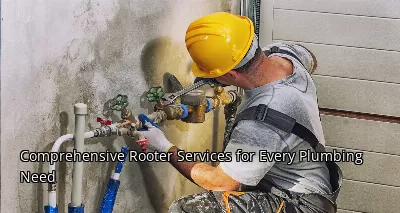 Comprehensive Rooter Services for Every Plumbing Need