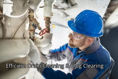 Efficient Drain Cleaning & Clog Clearing