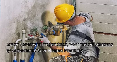 Rooter Services in Frederickson, WA: Trusted Solutions by Convenient Water Heaters Plumbing