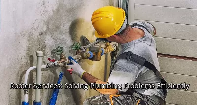 Rooter Services: Solving Plumbing Problems Efficiently