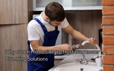 Why South Hill Residents Trust Our Rooter Plumbing Solutions
