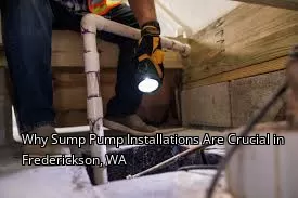 Why Sump Pump Installations Are Crucial in Frederickson, WA